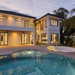 4-bedroom villa with large 60 sqm pool near BCIS in Chalong, Phuket exterior view and pool PSV-CHA-1530