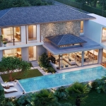 4+1 bedroom pool villas near Porto de Phuket in Cherng Talay aerial view PSV-CHE-1539