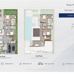 4+1 bedroom pool villas near Porto de Phuket in Cherng Talay type b floorplan PSV-CHE-1539