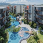 1-2 bedroom condos & penthouses in the Laguna Area, Phuket exterior view of development and lagoon pool PSC-CHE-1560