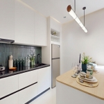 1-2 bedroom condos for sale near Porto de Phuket in Cherng Talay kitchen and small dining table PSC-CHE-1578