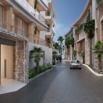 1-2 bedroom condos for sale near Porto de Phuket in Cherng Talay driveway into parking area PSC-CHE-1578