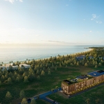 1-2 bedroom condos for sale walk to Nai Yang Beach, Phuket aerial view PSC-NAY-1562fo the development