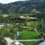 1-3 bedroom condos near Bang Tao Beach, Phuket aerial view to towards the mountain PSC-BAN-1559