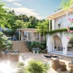 2-3 bedroom pool villas 500m walk to Kalim Beach in Patong, Phuket exterior view of gym and common area PSV-PAT-1574