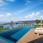 2–3 bedroom penthouses in Laguna, Phuket rooftop terrace with pool overlooking lake PSC-LAG-1567