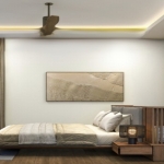 3-4 bedroom pool villas near Pa Lai Beach in Chalong, Phuket bedroom with ceiling fan PSV-CHA-1570