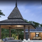 3-4 bedroom pool villas near Pa Lai Beach in Chalong, Phuket pool sala with Thai-style roof PSV-CHA-1570