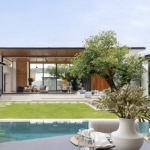 3-4 bedroom pool villas near Pa Lai Beach in Chalong, Phuket villa exterior with pool and manicured lawn PSV-CHA-1570