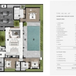 3-4 bedroom pool villas near Thanyapura and UWC in Thalang, Phuket 3 bedroom floorplan type M5-7 PSV-THA-1554