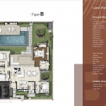 3-4 bedroom pool villas walk to BISP in Koh Kaew, Phuket Type B floorplan PSV-KOH-1571