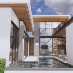 3-bedroom pool villas near the luxury resorts coastline in Mai Khao, Phuket exterior view with pool PSV-MAI-1576