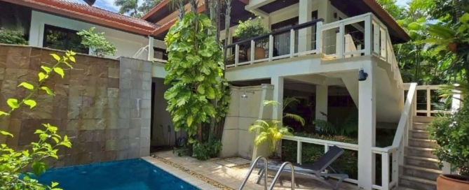 3-bedroom pool villa near Kata Beach, Phuket exterior view PSV-KAT-1553