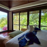 3-bedroom pool villa near Kata Beach, Phuket bedroom with pool view PSV-KAT-1553
