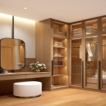 3-4 bedroom villas in Pru Jampa, Phuket wood finished walk-in closet PSV-PRJ-1572