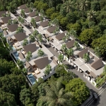 3-4 bedroom villas in Pru Jampa, Phuket aerial view of development PSV-PRJ-1572