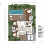 3-4 bedroom villas in Pru Jampa, Phuket 4 bedroom floorplan PSV-PRJ-1572