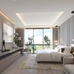 5-8 bedroom pool villa in Pasak, Cherng Talay, Phuket bedroom with floor to ceiling window PSV-CHE-1556