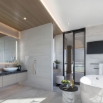 5-8 bedroom pool villa in Pasak, Cherng Talay, Phuket bathroom with double sink and bathtub PSV-CHE-1556