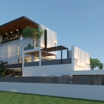 5-8 bedroom pool villa in Pasak, Cherng Talay, Phuket back view of villa PSV-CHE-1556