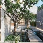 5-8 bedroom pool villa in Pasak, Cherng Talay, Phuket fish pond with pavers PSV-CHE-1556