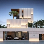 5-8 bedroom pool villa in Pasak, Cherng Talay, Phuket front view of villa PSV-CHE-1556