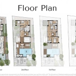 5-8 bedroom pool villa in Pasak, Cherng Talay, Phuket floorplan PSV-CHE-1556