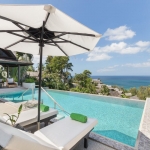 5-bedroom sea view pool villa near Surin Beach, Phuket swimming pool overlooking the ocean PSV-SUR-1557