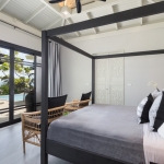 5-bedroom sea view pool villa near Surin Beach, Phuket bedroom with ocean view and direct pool access PSV-SUR-1557