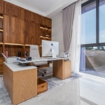 5-bedroom pool villa near Nai Harn Beach in Rawai, Phuket home office with laptop and printer PSV-NAH-1577