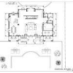6-bedroom beachfront pool villa on Natai Beach, floorplan of ground floor area PSV-PHA-1565