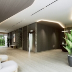 1-2 bedroom condos in Soi Ta-iad, Chalong, Phuket lobby area with elevators PSC-CHA-1601
