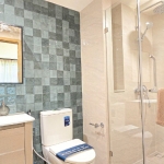 1-2 bedroom & plus condos adjacent to HomePro in Cherng Talay, Phuket toilet and bath PSC-CHE-1599