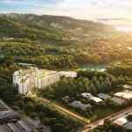 1-2 bedroom & plus condos adjacent to HomePro in Cherng Talay, Phuket aerial view PSC-CHE-1599