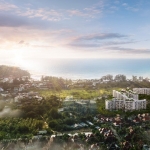 1-bedroom condos near Kamala Beach, Phuket aerial view with nearby ocean PSC-KAM-1592