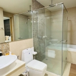 1-bedroom condo for sale 400m to Kalim Beach, Phuket bathroom with mosaic tiles and bathtub PSC-KAL-1591