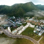 2-3-bedroom condos near Kamala Beach, Phuket aerial view with mountain backdrop PSC-KAM-1593