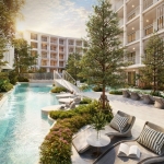 2-3 bedroom plus condos & penthouses a 250-metre walk to Surin Beach, Phuket exterior and pool deck PSC-SUR-1581