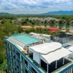 2-bedroom condo near Laguna Beach in Bang Tao, Phuket rooftop with pool and loungers PSC-BAN-1595
