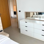 2-bedroom condo near Laguna Beach in Bang Tao, Phuket bedroom with white cabinet drawers PSC-BAN-1595
