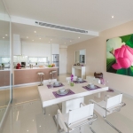2-bedroom condo near Surin and Bang Tao Beach dining and kitchen area PSC-SUR-1606