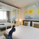2-bedroom condo near Surin and Bang Tao Beach bedroom with mirrored closet PSC-SUR-1606