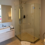 2-bedroom condo near Bang Tao Beach, Phuket bathroom with enclosed shower PSC-BAN-1597