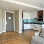 2-bedroom condo near Bang Tao Beach, Phuket kitchen view from living area PSC-BAN-1597