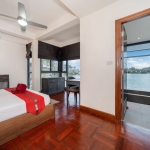 2-bedroom duplex condo in Laguna, Phuket bedroom with lakeview, working area and ensuite PSC-LAG-1594