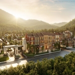 3-4 bedroom pool villas for sale 750-metre walk to BISP in Koh Kaew, Phuket shophouses beside main entrance PSV-KOH-1600