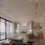 3-4 bedroom pool villas for sale 750-metre walk to BISP in Koh Kaew, Phuket bedroom with balcony access PSV-KOH-1600