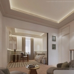 3-4 bedroom pool villas for sale 750-metre walk to BISP in Koh Kaew, Phuket hallway to bedroom PSV-KOH-1600