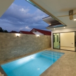 3-bedroom pool villa in Rawai, Phuket pool deck and perimeter fence PSV-RAW-1605