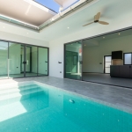 3-bedroom pool villa in Rawai, Phuket pool deck and kitchen area PSV-RAW-1605